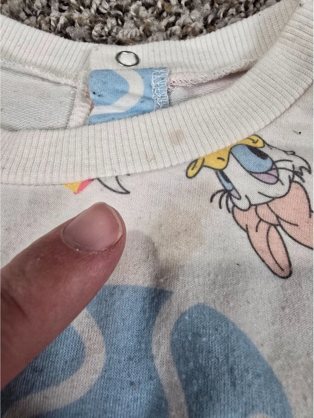 Disney Toddler Girl Sz 4T Knee Length Pastel Easter Egg Dress Mickey and Friends